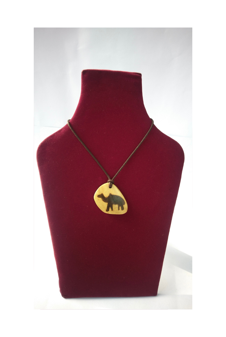 Handmade Wooden Pendant Necklace