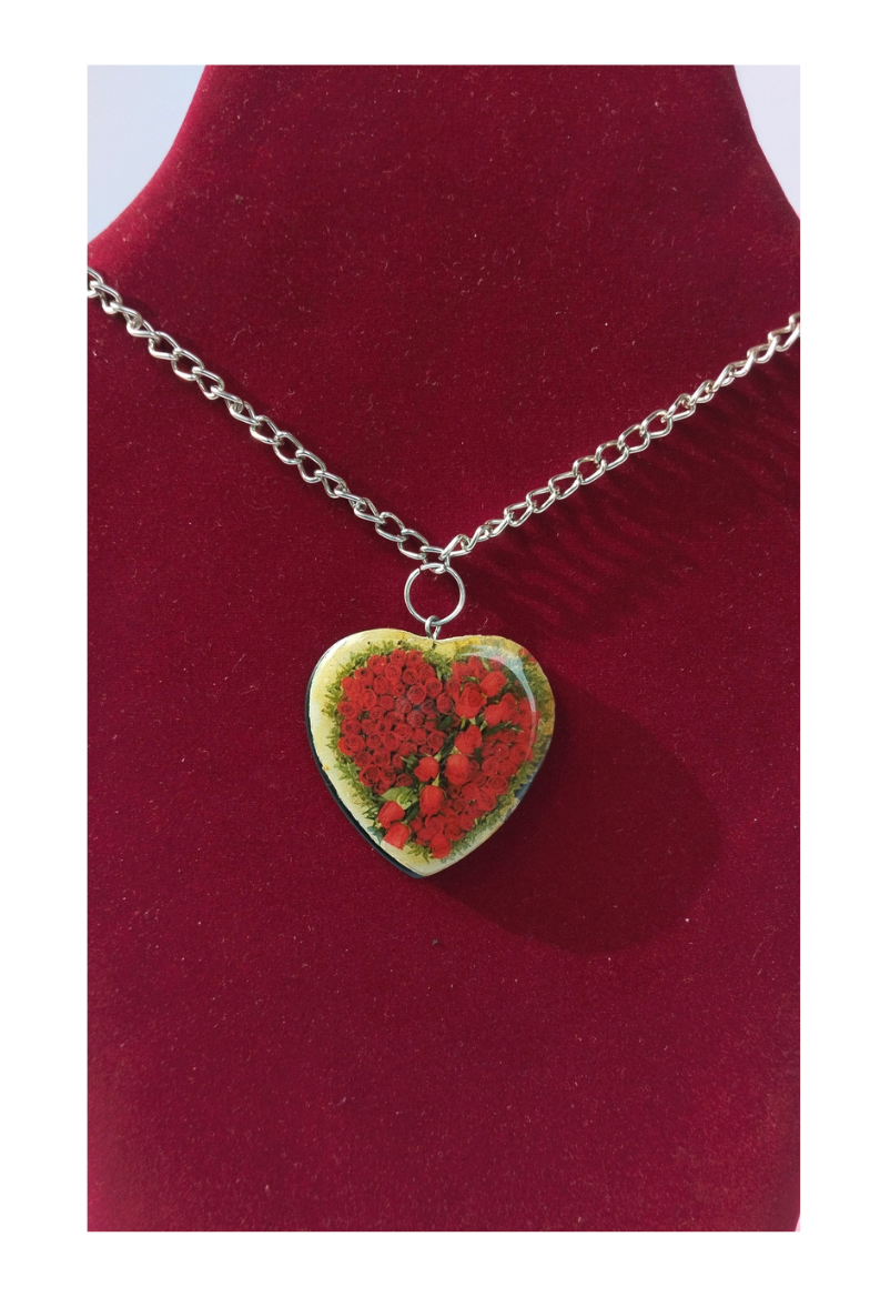 Handmade Resin Pendant Necklace