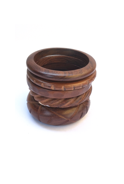 Handmade Wooden Bangles