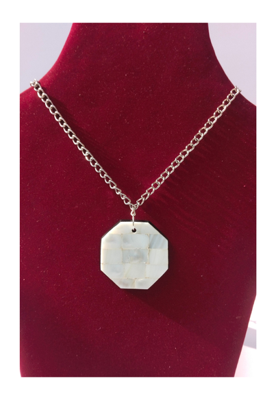 Handmade Shell & Horn Pendant Necklace