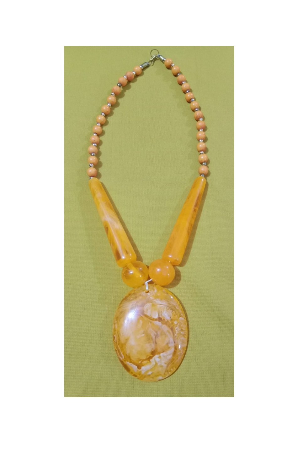 Handmade Resin Pendant Necklace