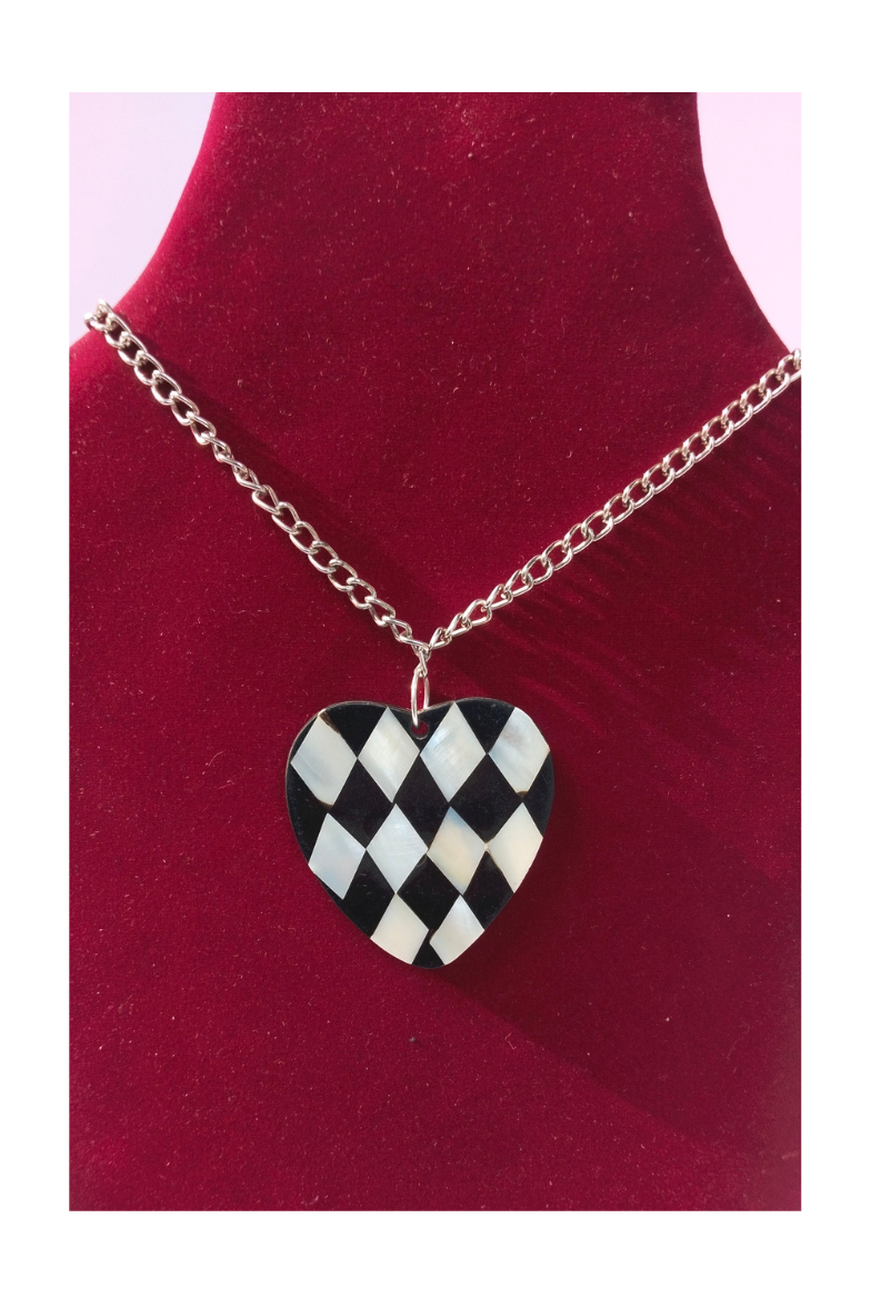 Handmade Horn & Shell Pendant Necklace