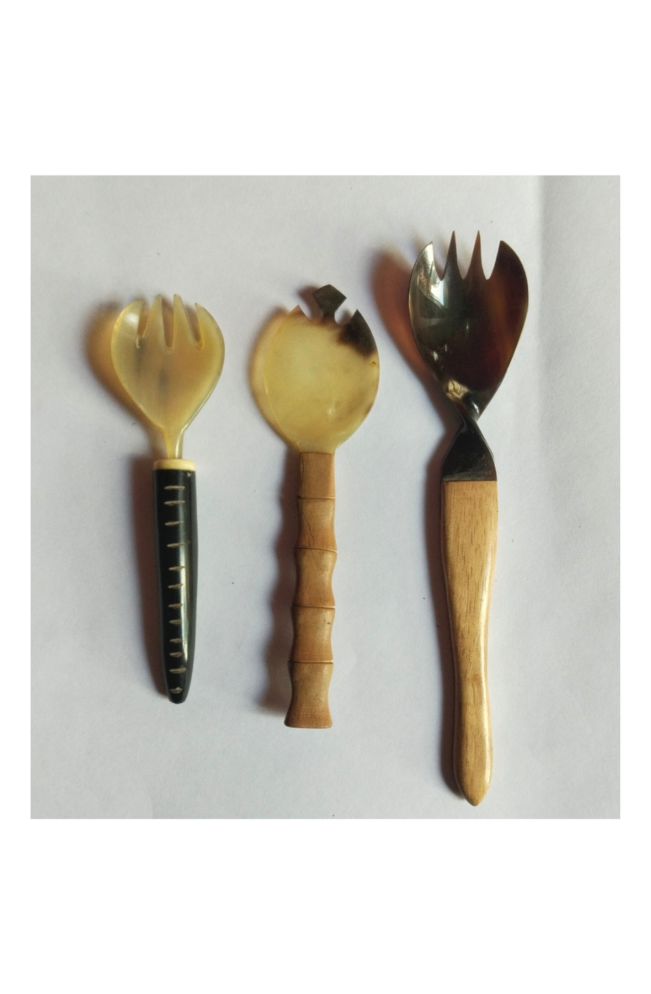 Horn Salad server spoon