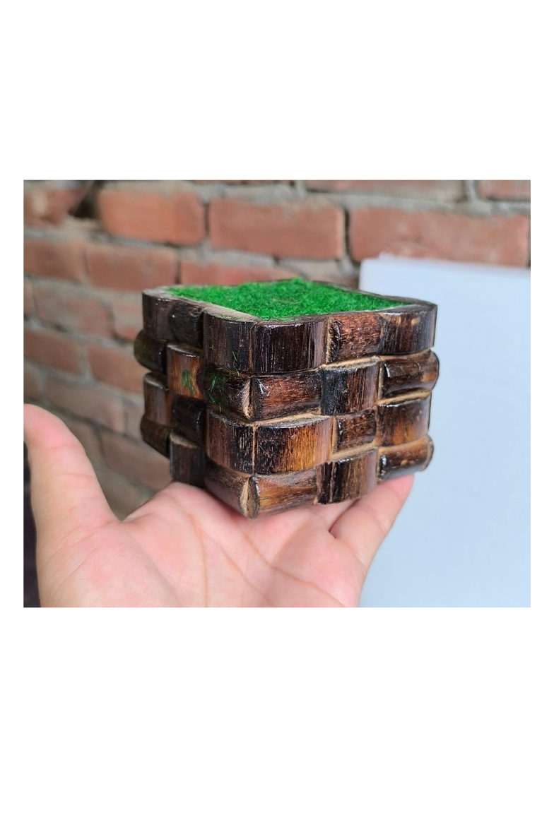 Decorative Wooden Flower Pot