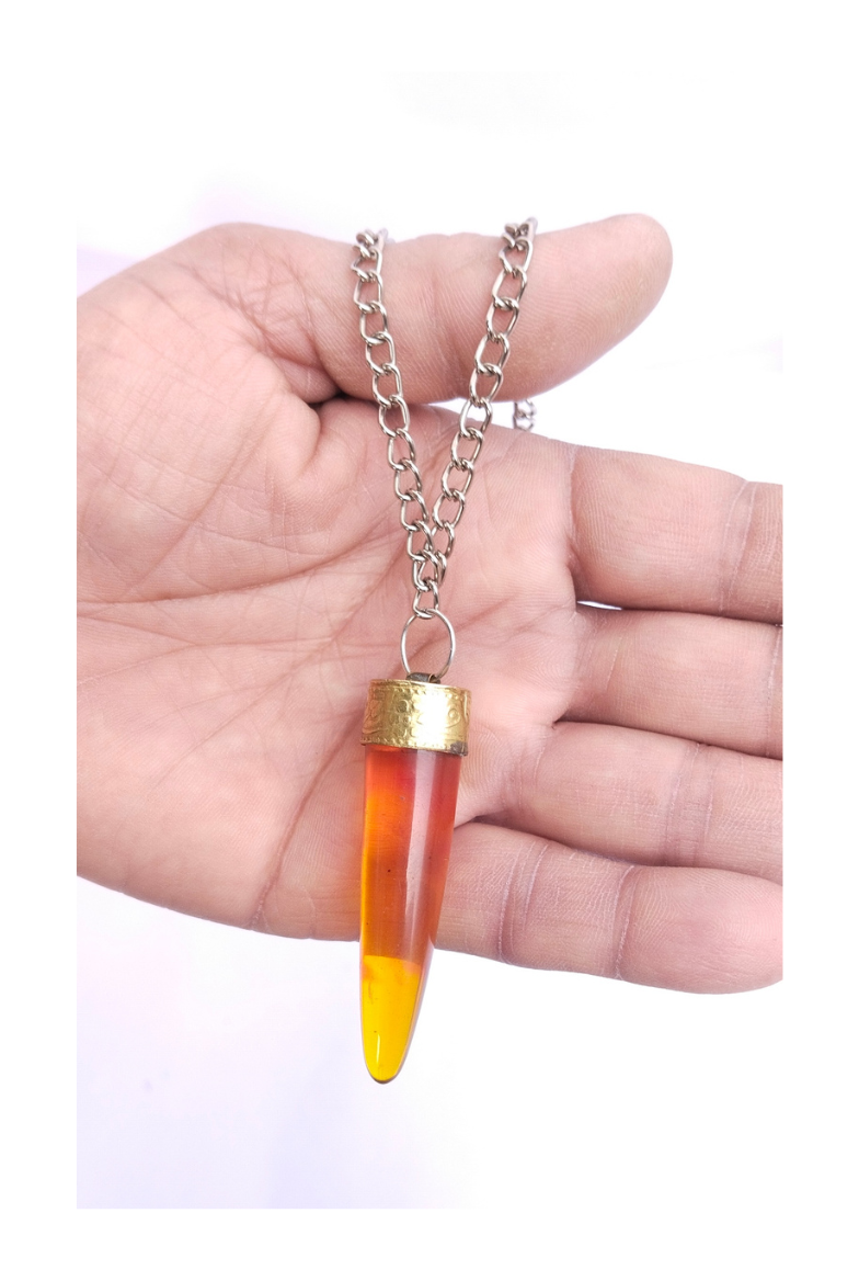 Handmade Resin Pendant Necklace