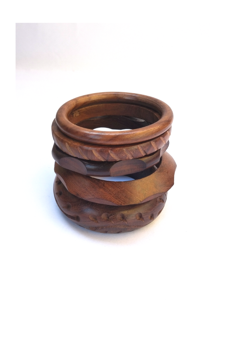 Handmade Wooden Bangles
