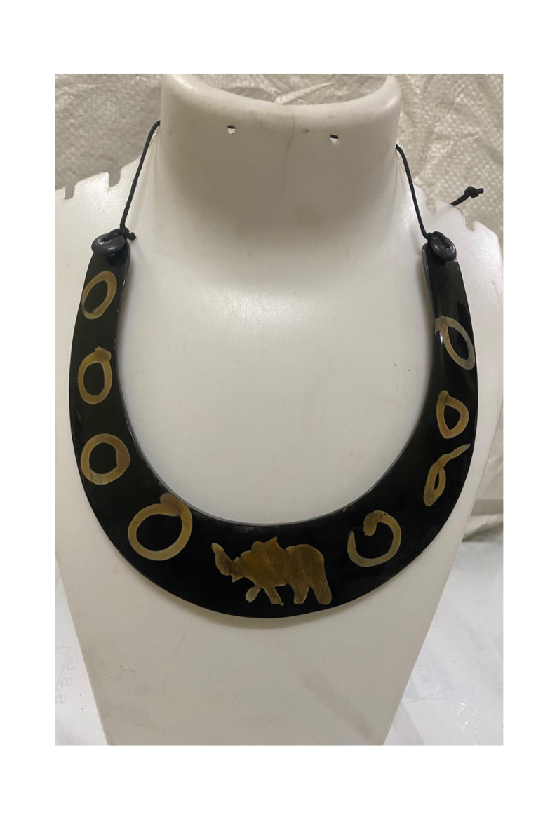 Hand-Carved Buffalo Horn Necklace