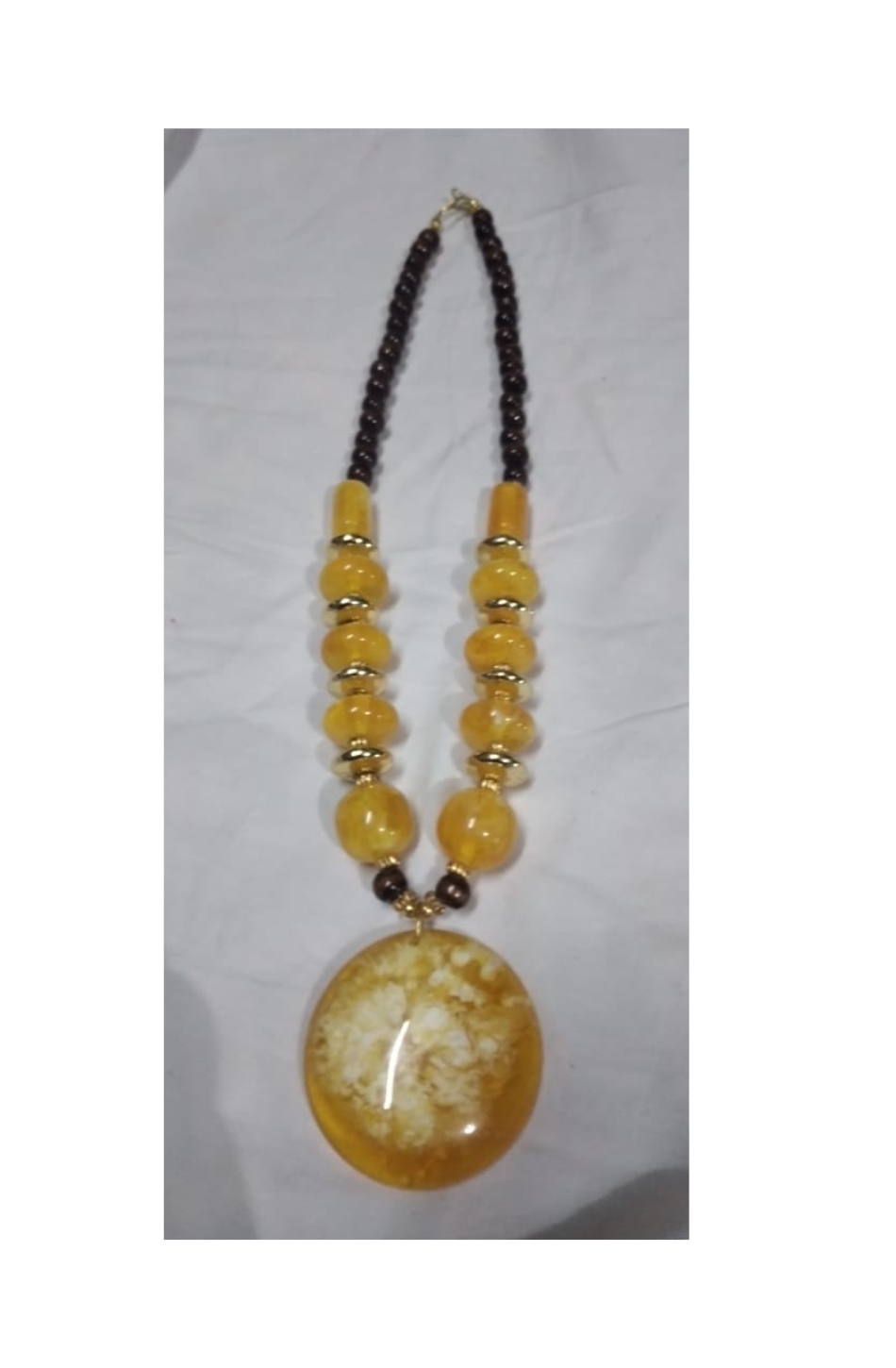 Handmade Resin Pendant Necklace