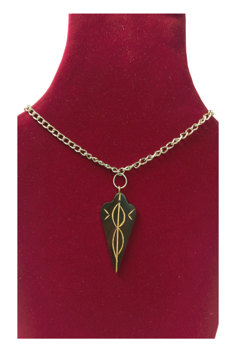 Handmade Wooden Pendant Necklace