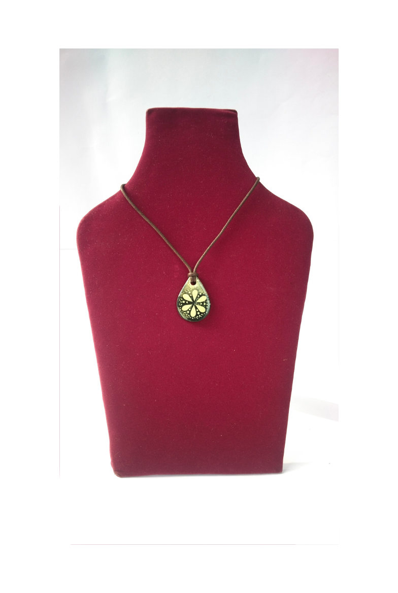 Handcrafted Resin Floral Pendant Necklace