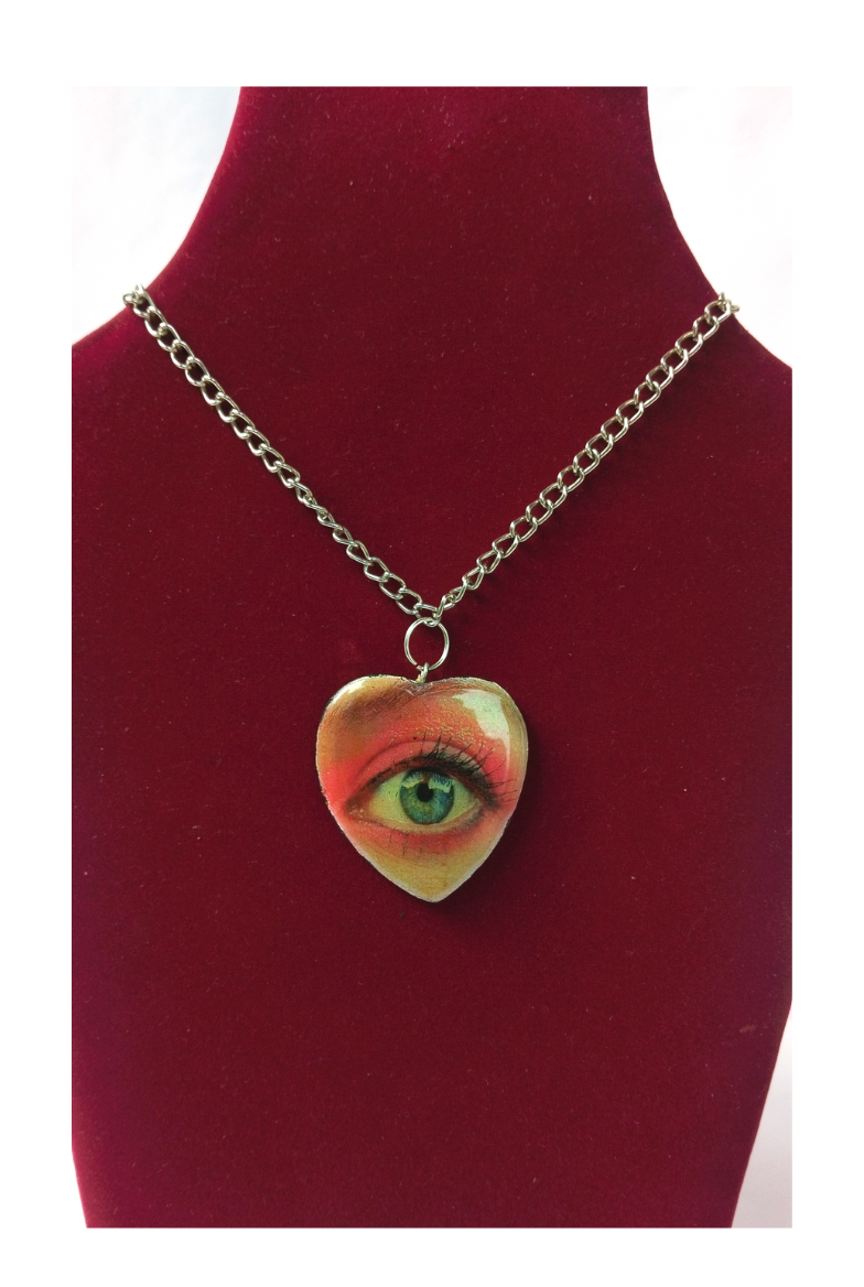 Handmade Resin Pendant Necklace